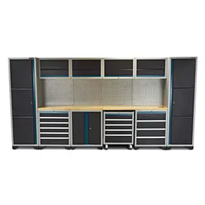 Premium 16 delni delavniški sestav/ sistem omar za delavnico / delovni pank 