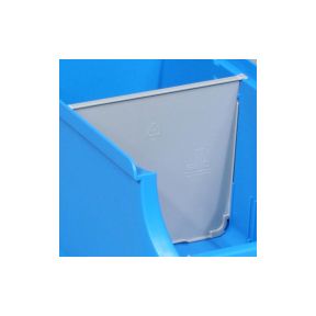 Prečna pregrada za zabojček Allit, vel. 3, 3L, siva, 135 x 8 x 114 mm, 4 kos