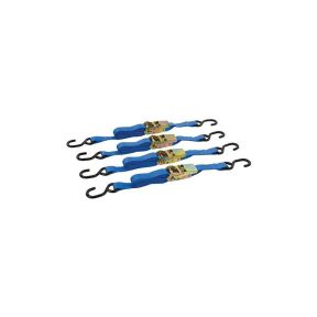 Privezovalni trak - gurtna z ragljo - 4 kos, 4 m x 25 mm, 350 kg