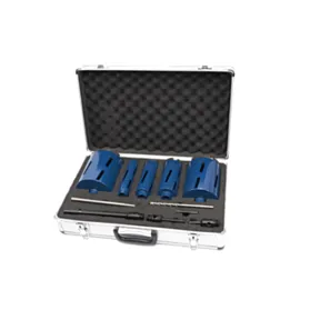 HBM komplet diamantnih kron 38 / 52 / 65 / 117 / 127 mm, 11-delni