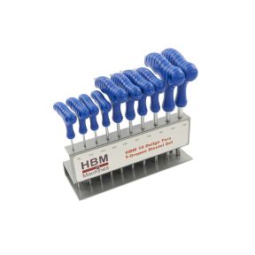 Torx ključi s T ročajem, 10 delni set, T9 - T50