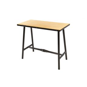 Delovna miza 100 cm, z leseno ploščo, zložljiva, 100 kg