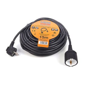 Električni podaljšek enofazni, 15 m, 3x1,5 mm2, 230 V, 3200 W