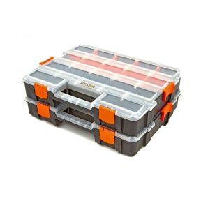 Kaseta s predalčki z zaklepom - organizator, 37.5 cm, 2 delni set, Tactix 320034
