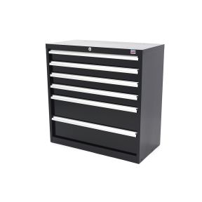 Delavniški predalnik/omara za orodje – 6 predalov, ojačana kovinska konstrukcija 90x45x90 cm