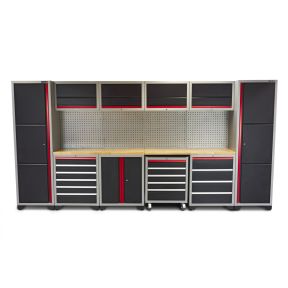 Modularna delovna miza - pank, 16 delni komplet