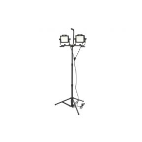 LED gradbeni reflektor na stativu, 2 x 100 W, 2 x 10.000 lm