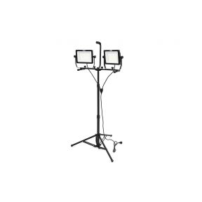 LED gradbeni reflektor na stativu 2x150 W - 2x15.000 lm