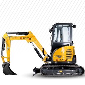 Mini bager 2,7t Yanmar ViO 27 s kabino/bager 3 tone