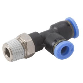 Plastični T-priključek z navojem 1/4", 4/2,5 mm