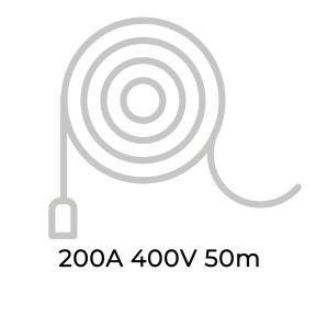 Najem 3-faznega kabelskega podaljška 200 A 400 V 50 m