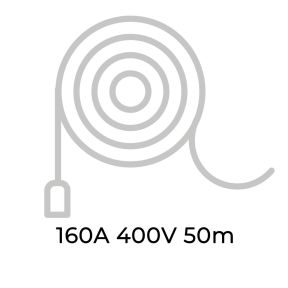 Najem 3-faznega kabelskega podaljška 160 A 400 V 50 m