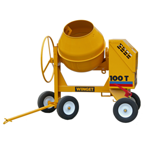 Mešalec za beton WINGET 100T,  263 L, dizel